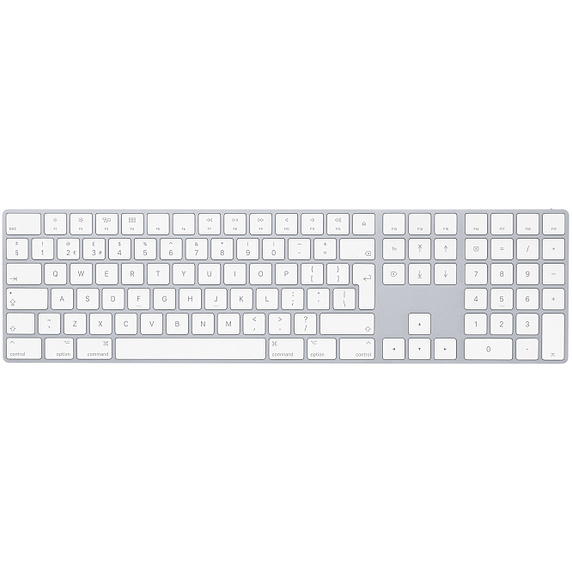 Magic Keyboard with Numeric Keypad - British English - Silver